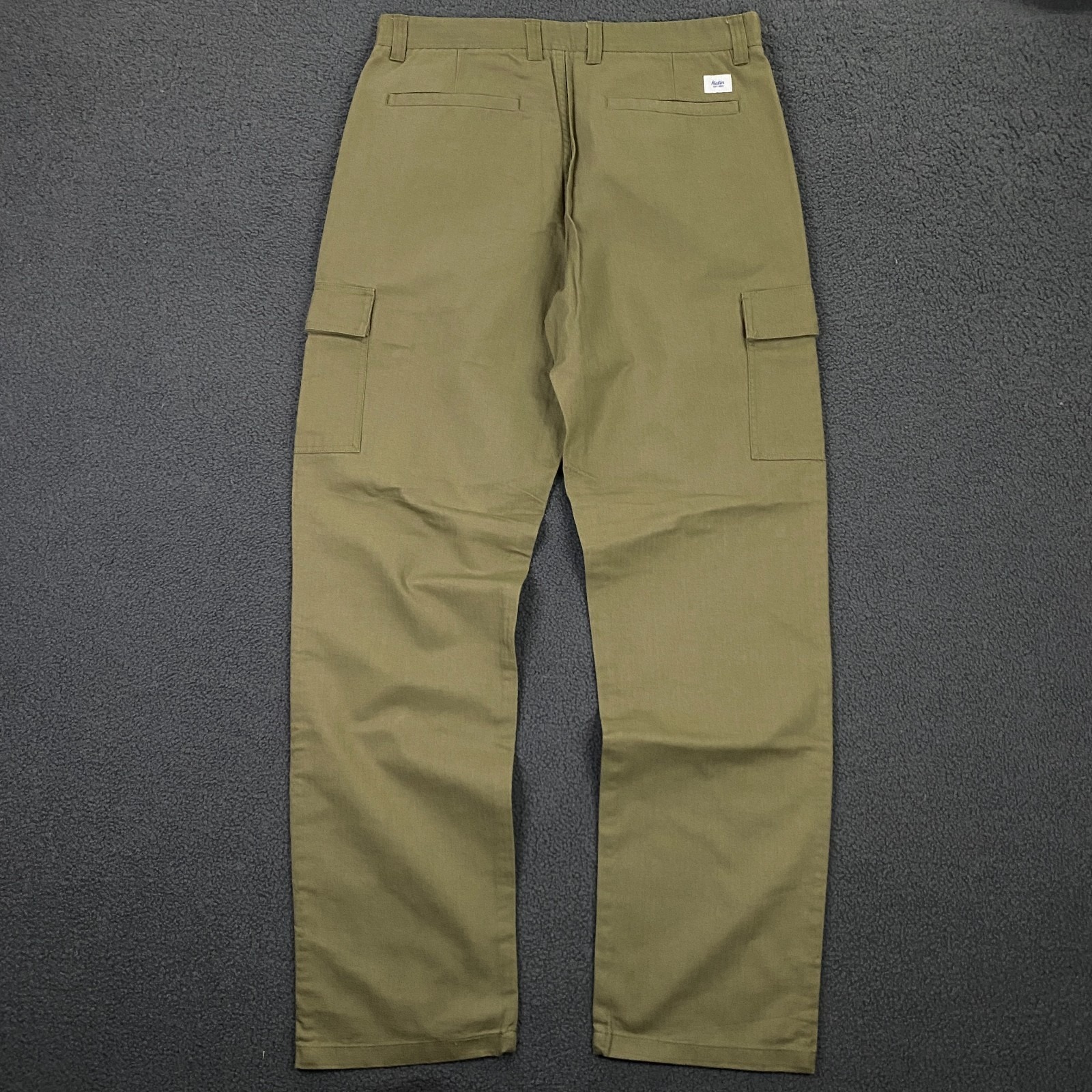 Katin Grant Pant Mens 32x32 Olive Green Cargo Herringbone Twill Chino — image 7 of 8